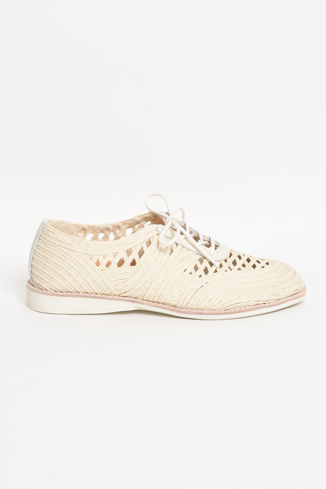 Kaye Cream Lace Up Shoe image 3