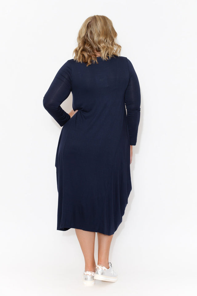 Kendal Navy Long Sleeve Dress