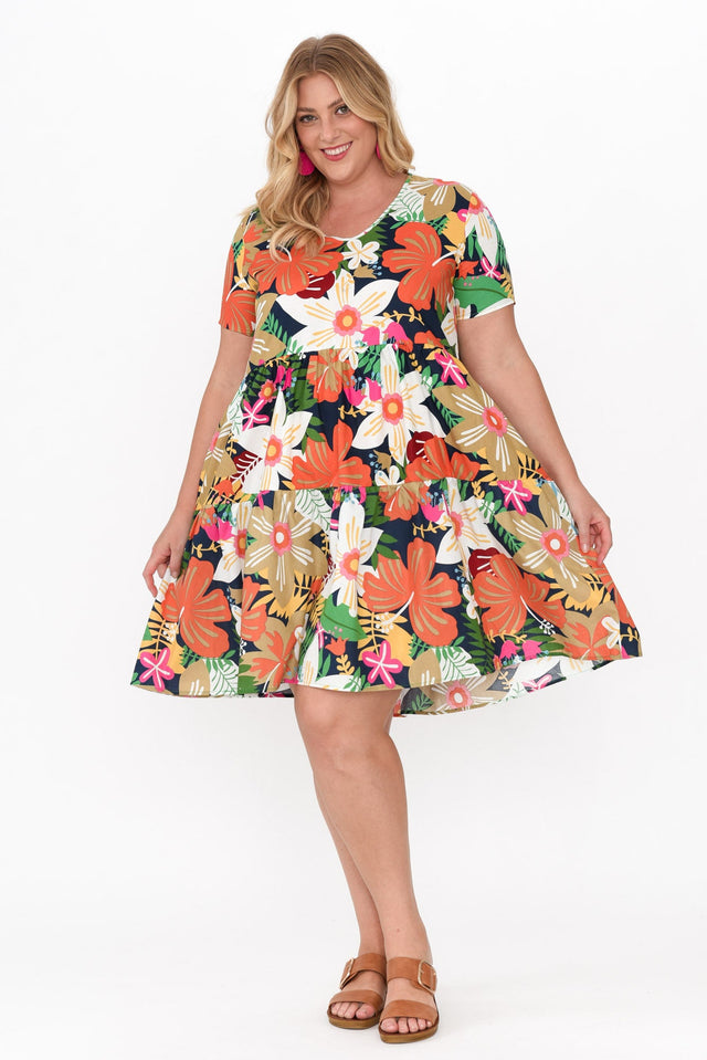 plus-size,curve-dresses,plus-size-sleeved-dresses,plus-size-above-knee-dresses,plus-size-cotton-dresses  alt text|model:Caitlin