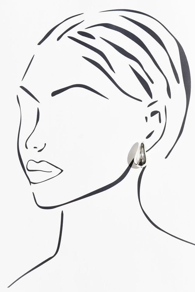 Lainey Silver Drop Earrings