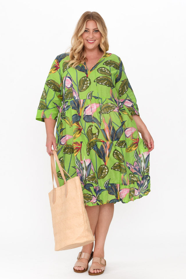 plus-size,curve-dresses,plus-size-sleeved-dresses,plus-size-below-knee-dresses,plus-size-cotton-dresses,plus-size-summer-dresses  alt text|model:Caitlin