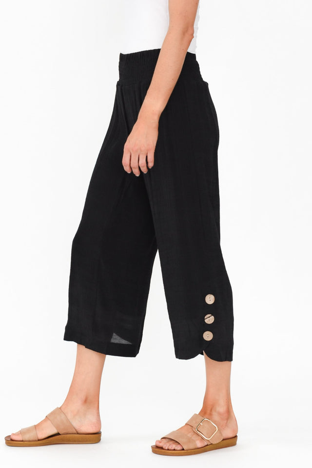 Lettie Black Button Pants image 4