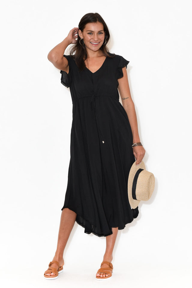 Libby Black Midi Dress banner image