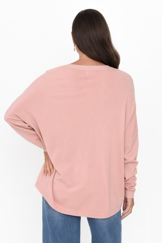 Linney Blush Wool Blend Sweater