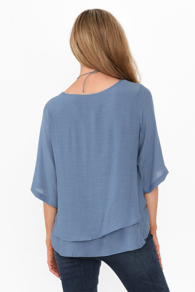 Liora Steel Layered Top