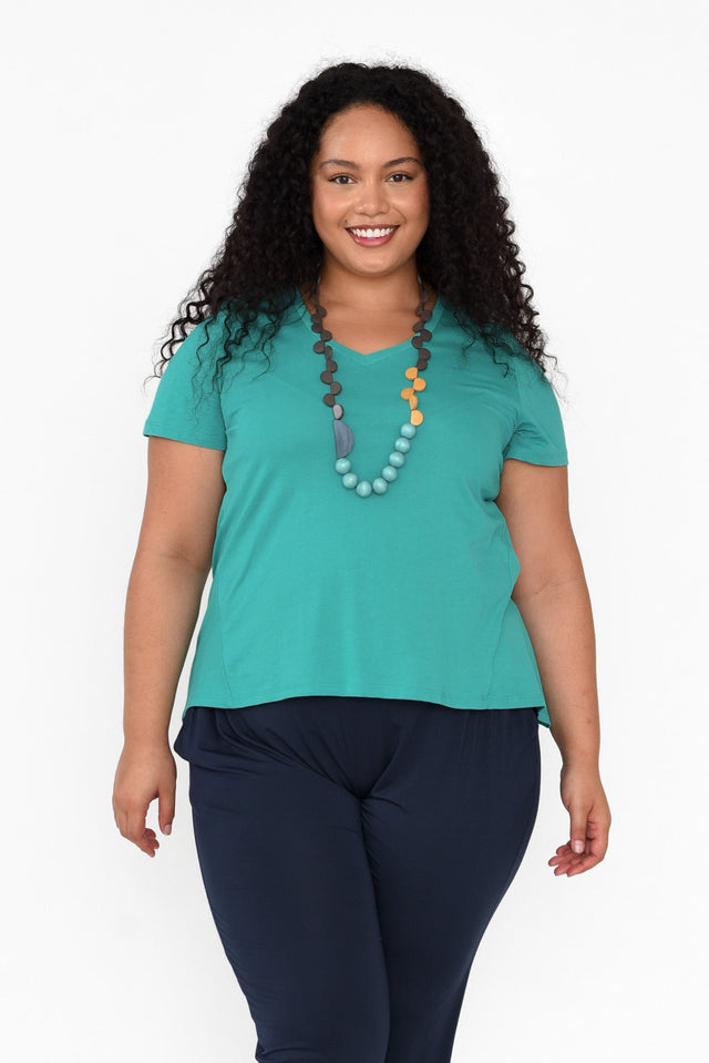 plus-size,curve-tops,plus-size-sleeved-tops,plus-size-cotton-tops  alt text|model:Maiana image 8