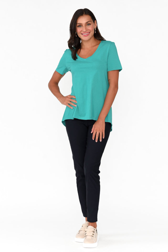 Luella Jade Green Cotton Tee image 4