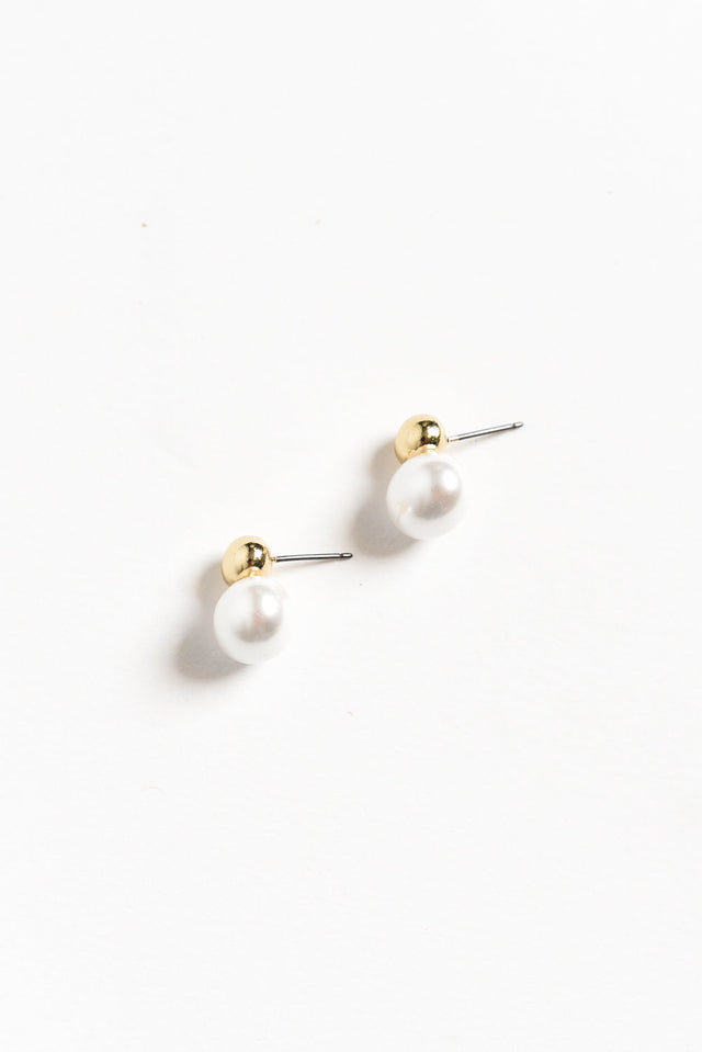 Lumi Pearl Stud Earrings image 1