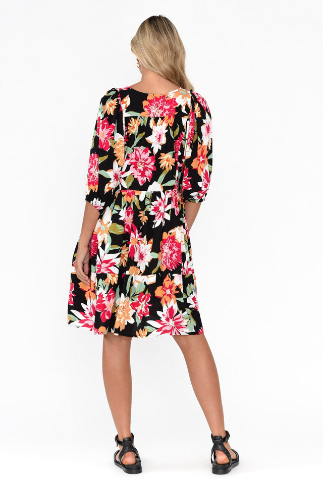 Lyric Black Blossom Pocket Dress image 5