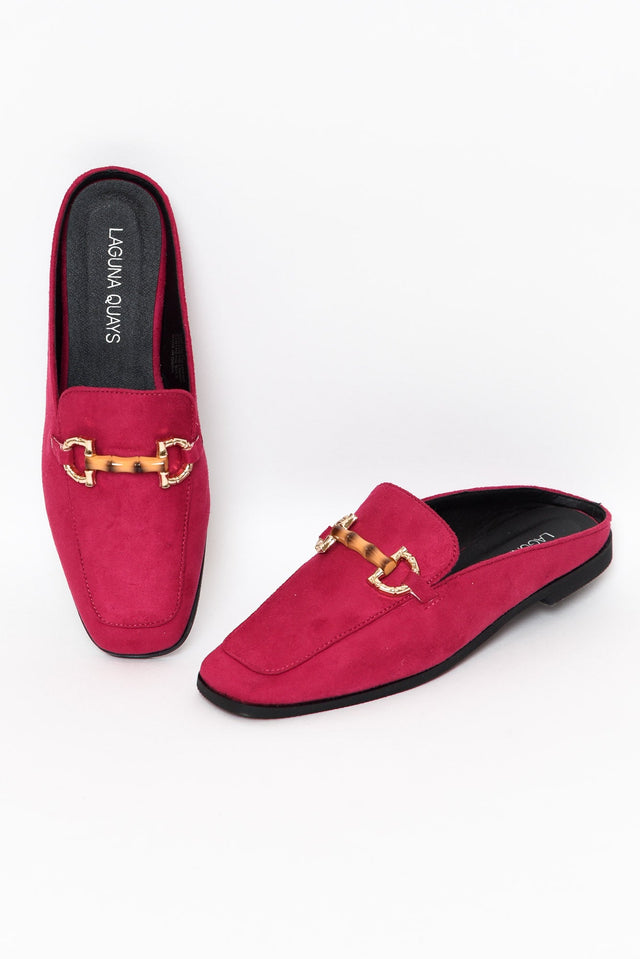 Mab Hot Pink Buckle Mule image 5