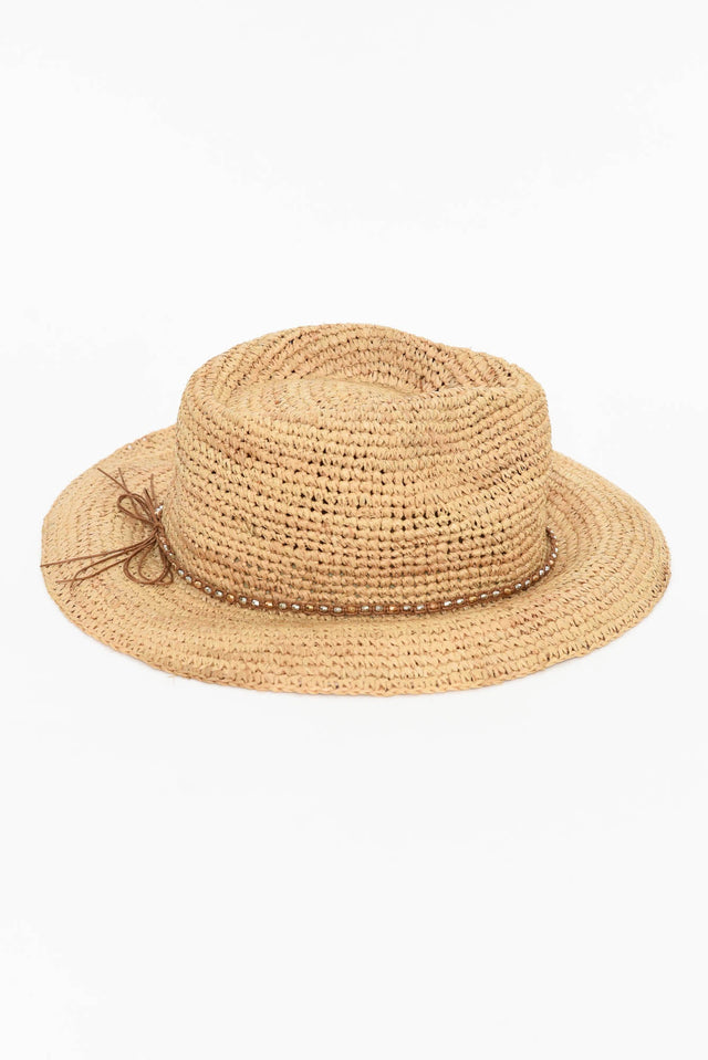 Magdalena Natural Raffia Safari Hat image 2