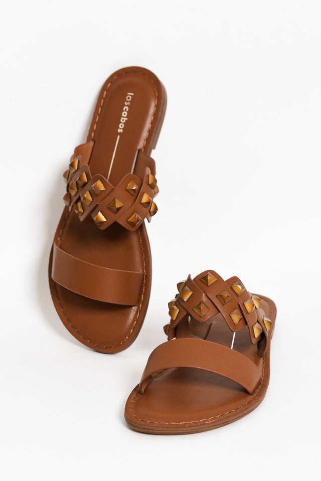 Maila Brandy Stud Slide image 7