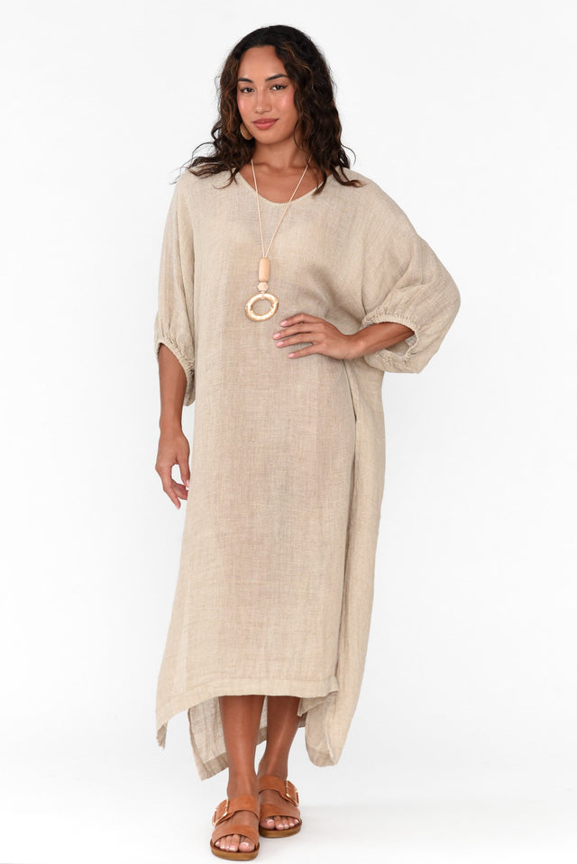 Marcel Natural Linen Dress image 5