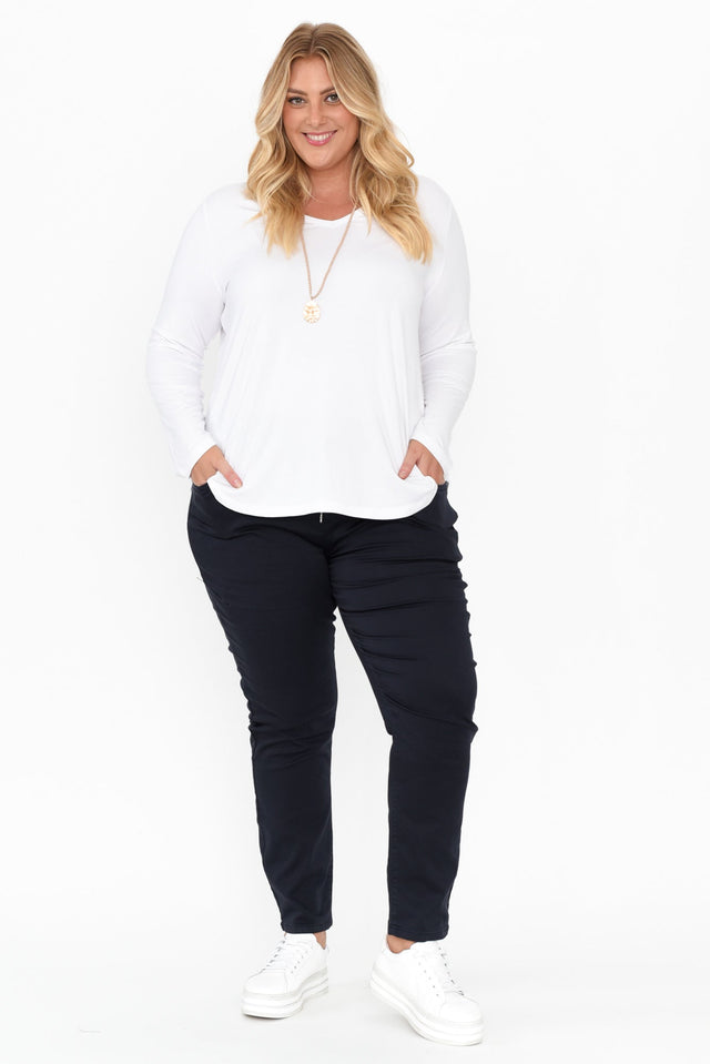 Margo Navy Jogger Pants image 7