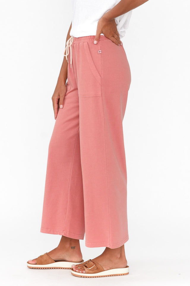Mariam Blush Relaxed Track Pants image 4