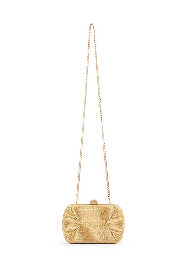 Martina Gold Rope Clutch