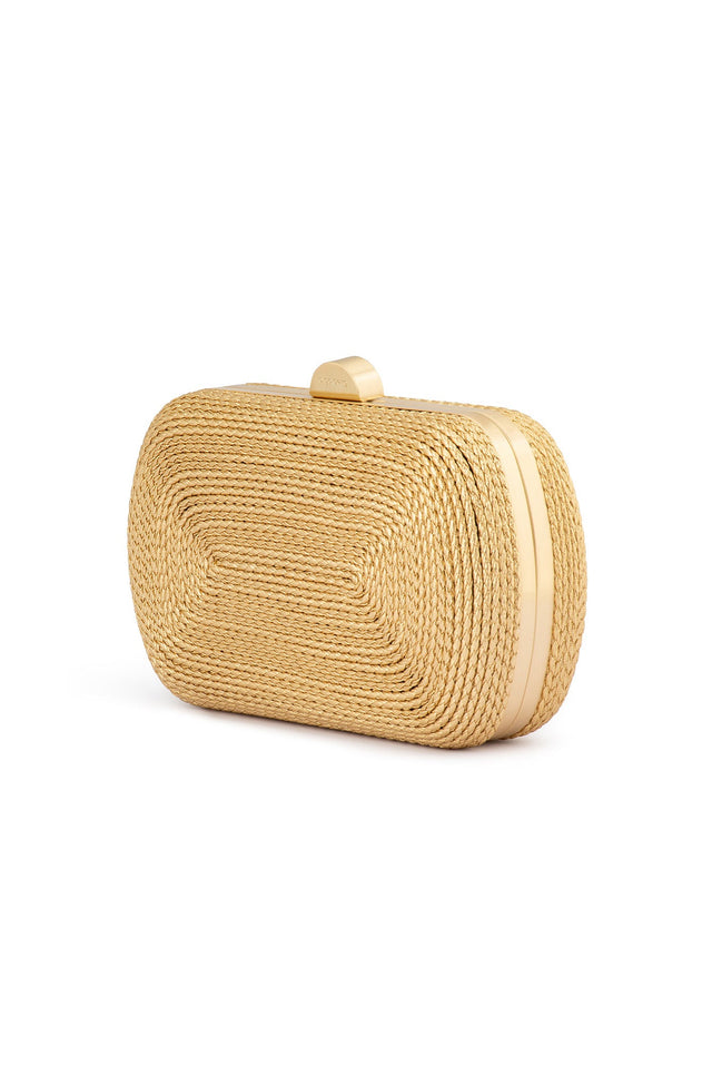 Martina Gold Rope Clutch image 3