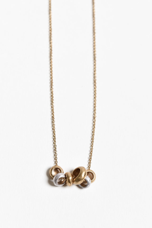 Maudie Gold Ring Necklace