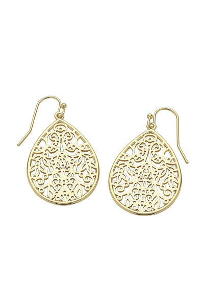 Meaghan Gold Drop Earrings