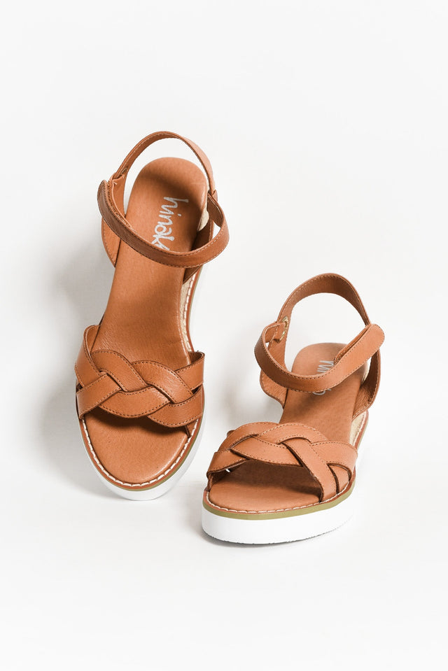 Medina Brandy Leather Wedge image 1