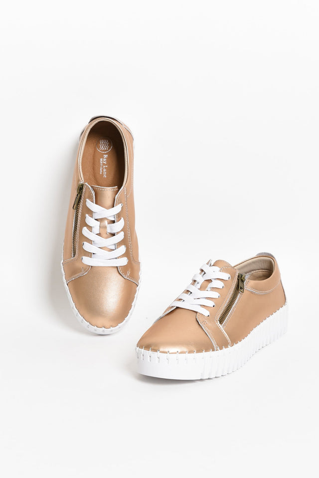 Medusa Rose Gold Platform Sneaker image 2