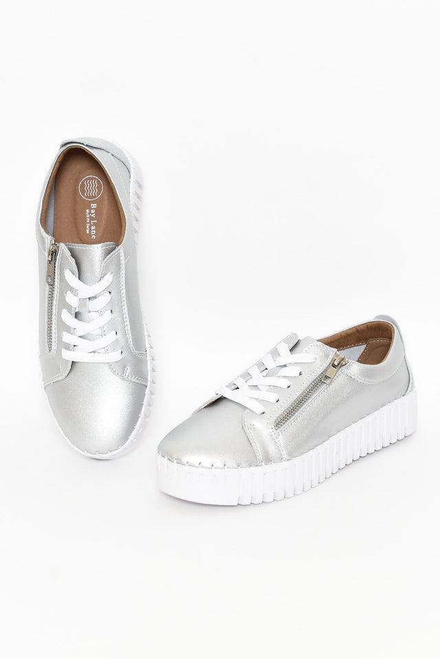 Medusa Silver Platform Sneaker