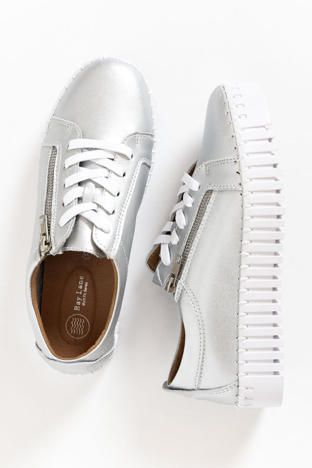 Medusa Silver Platform Sneaker