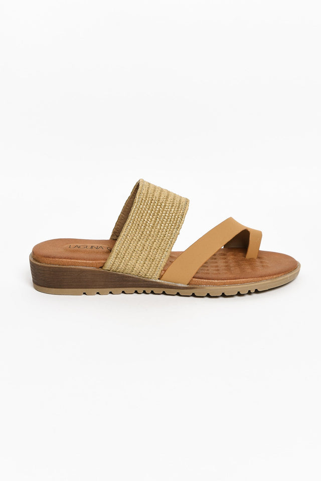 Meduza Tan Woven Strappy Slide image 4