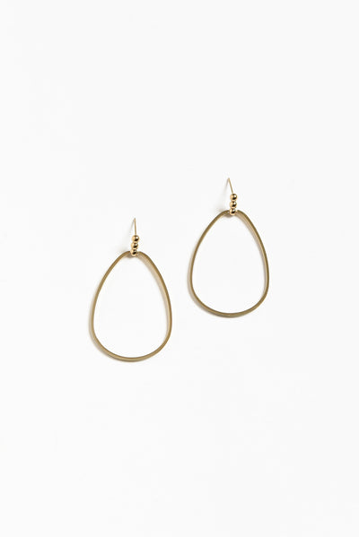 Merida Gold Plated Drop Earrings