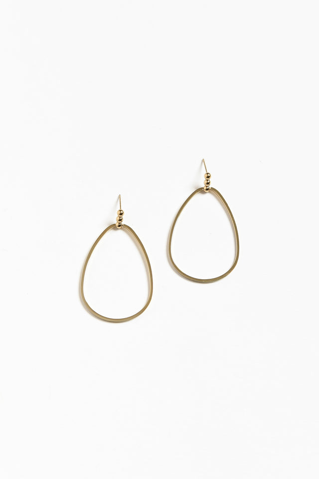 Merida Gold Plated Drop Earrings image 1
