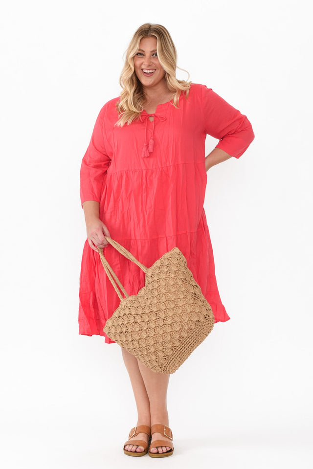 plus-size,curve-dresses,plus-size-sleeved-dresses,plus-size-above-knee-dresses,plus-size-cotton-dresses,plus-size-summer-dresses,alt text|model:Caitlin image 8