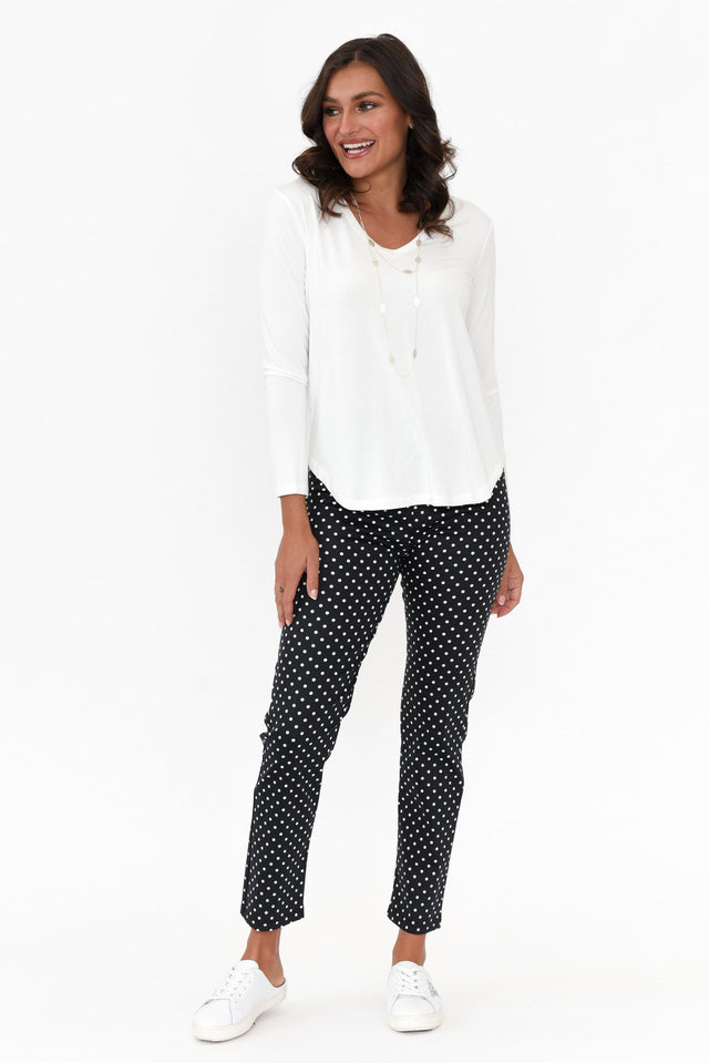 Milo Black Spot Stretch Pants image 3