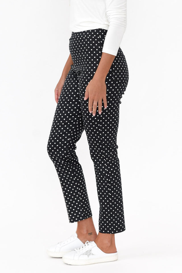 Milo Black Spot Stretch Pants image 4