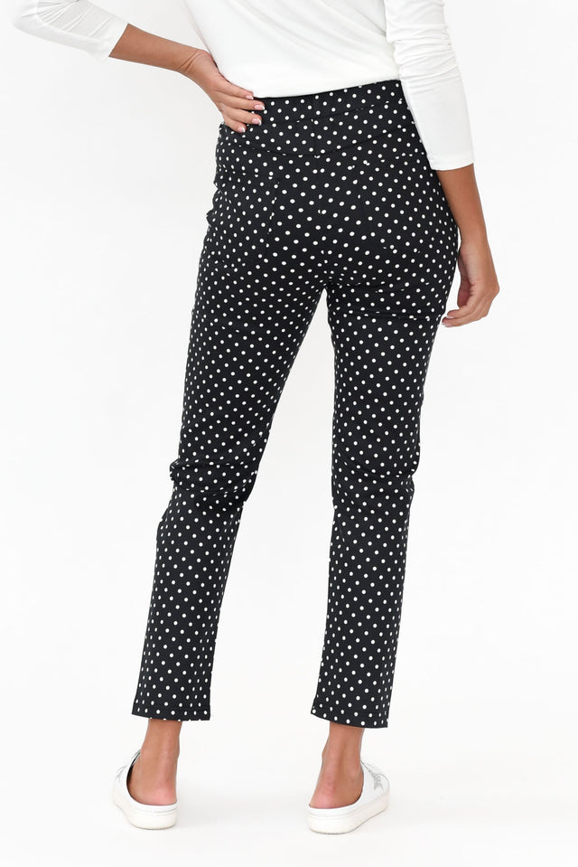 Milo Black Spot Stretch Pants image 5