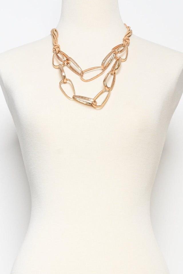 Minka Gold Link Necklace