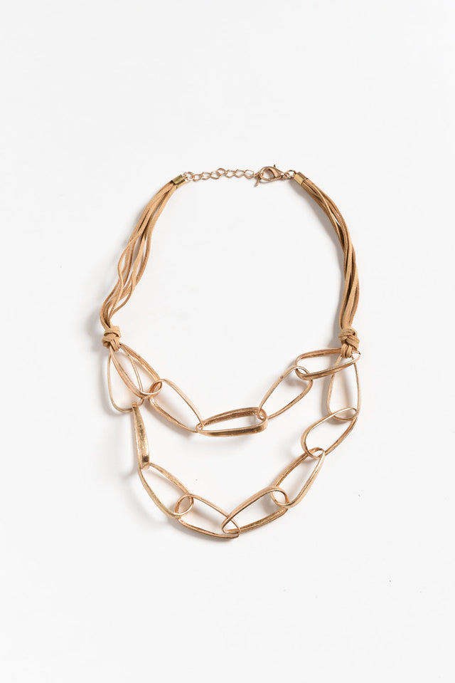 Minka Gold Link Necklace