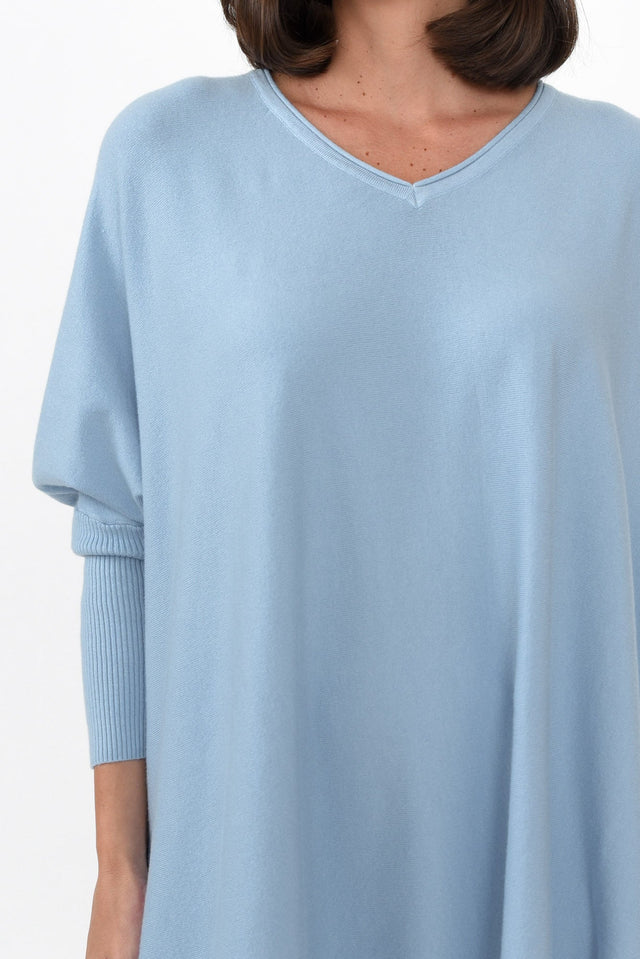 Nastia Blue Wool Blend Jumper image 7