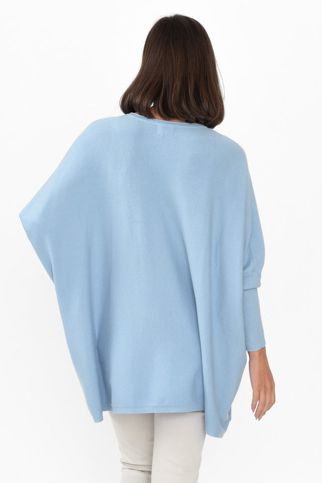 Nastia Blue Wool Blend Jumper image 5