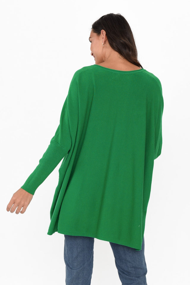 Nastia Green Wool Blend Sweater image 6