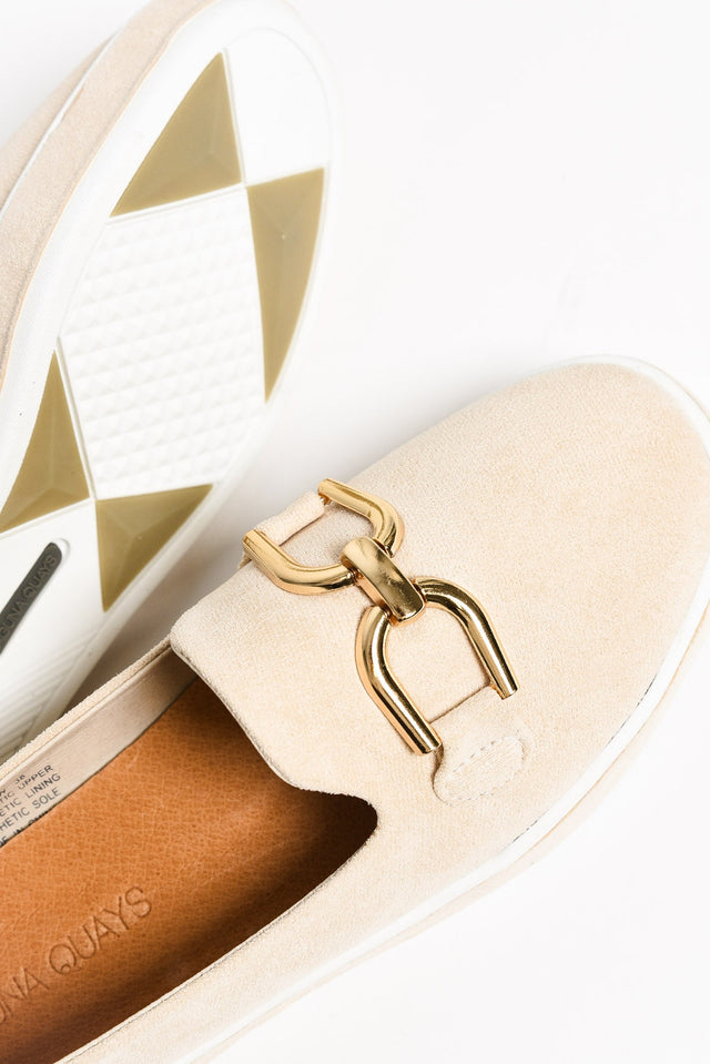 Natyia Beige Platform Loafer