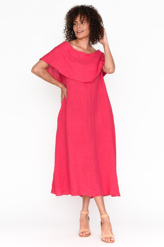 Neriah Berry Linen Pocket Dress image 2