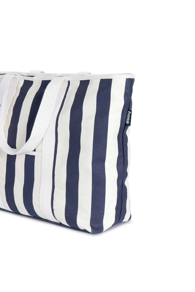 All Day Base Navy Stripe Tote Bag