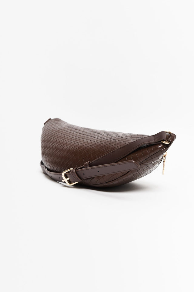 Nomad Brown Woven Sling Bag image 2