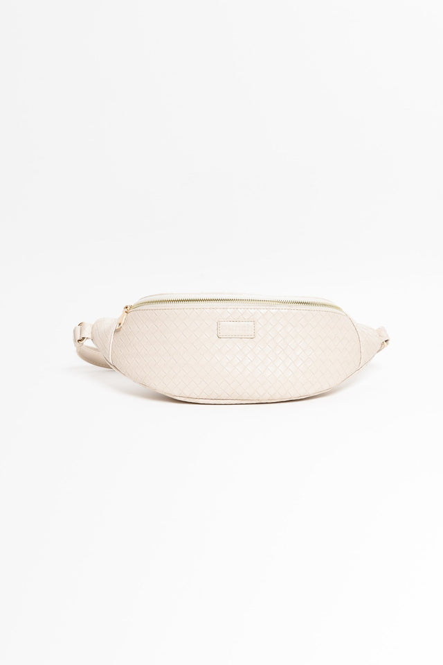 Nomad Cream Woven Sling Bag image 2