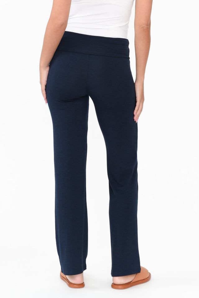 Pamela Dark Navy Bamboo Pants image 5