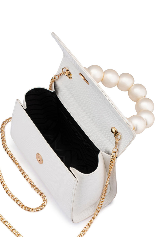 Peta White Pearl Bag image 3