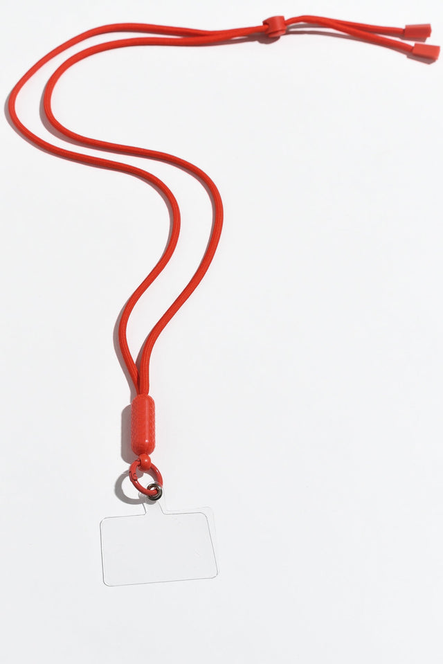 Pop Red Phone Lanyard