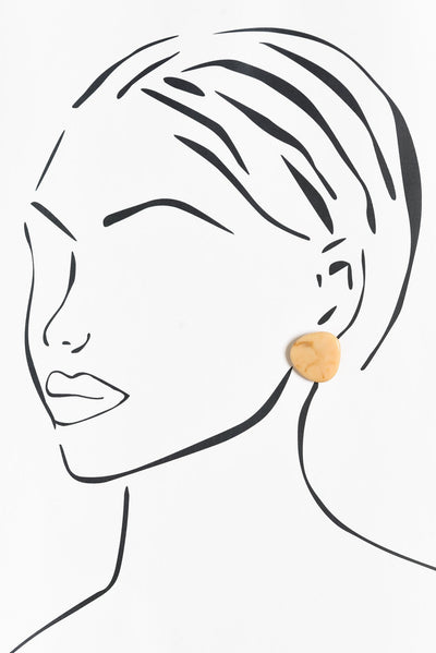 Poppi Natural Stud Earrings