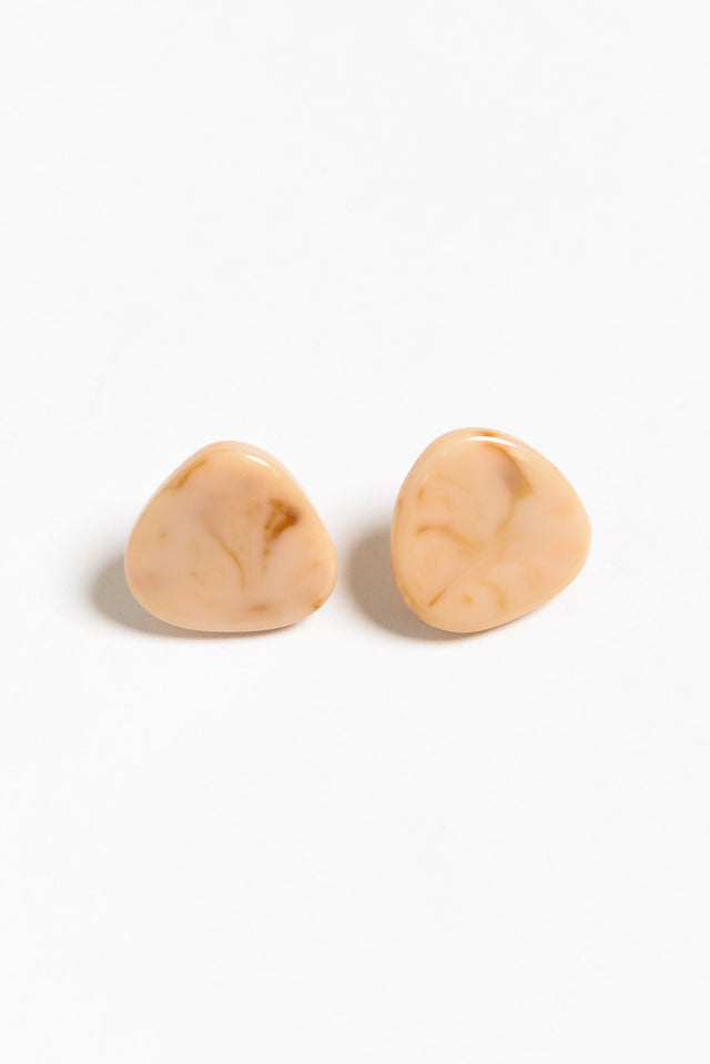 Poppi Natural Stud Earrings image 2