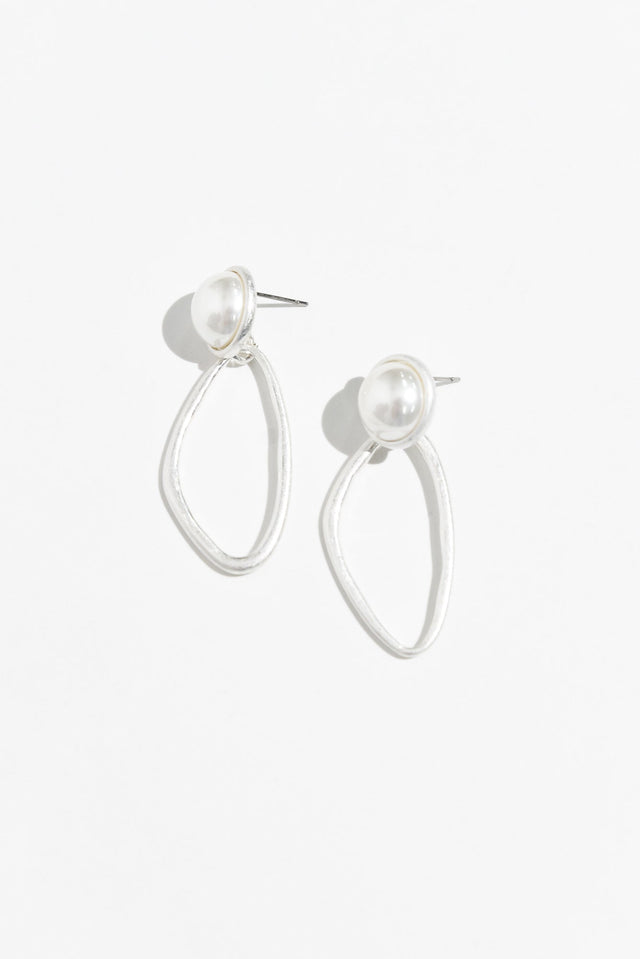 Portia Silver Drop Earrings image 1